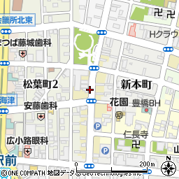 愛知県豊橋市萱町周辺の地図
