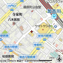 兵庫県加古川市加古川町篠原町1-13周辺の地図