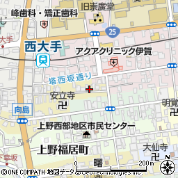 三重県伊賀市上野幸坂町3549-1周辺の地図