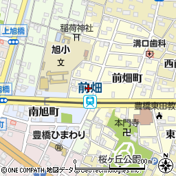 愛知県豊橋市前畑町72周辺の地図