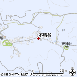 京都府木津川市山城町神童子不晴谷42周辺の地図