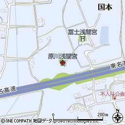 原川浅間宮周辺の地図