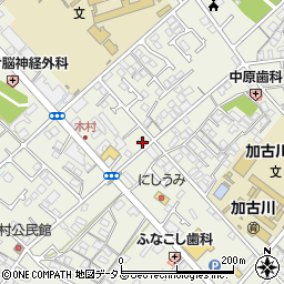 兵庫県加古川市加古川町本町84周辺の地図