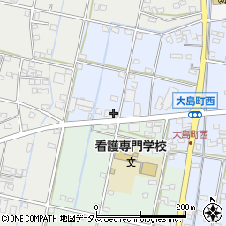 静岡県浜松市中央区大島町1611周辺の地図