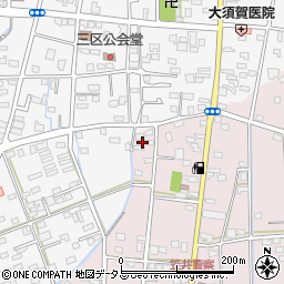 静岡県浜松市中央区恒武町403周辺の地図