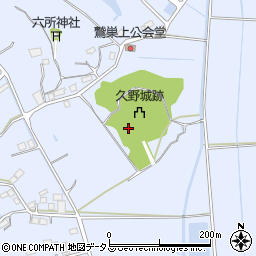 静岡県袋井市鷲巣周辺の地図
