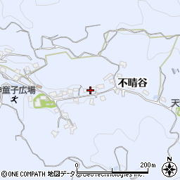 京都府木津川市山城町神童子不晴谷76周辺の地図