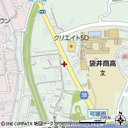 静岡県袋井市久能2316周辺の地図