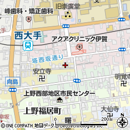 三重県伊賀市上野幸坂町3546周辺の地図