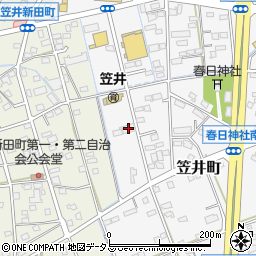 静岡県浜松市中央区笠井町1289周辺の地図
