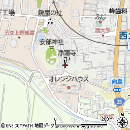 三重県伊賀市上野西大手町3906周辺の地図