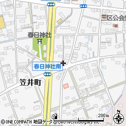 静岡県浜松市中央区笠井町1371周辺の地図