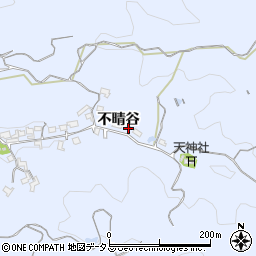 京都府木津川市山城町神童子不晴谷30周辺の地図