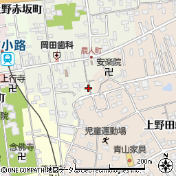 三重県伊賀市上野農人町472-1周辺の地図