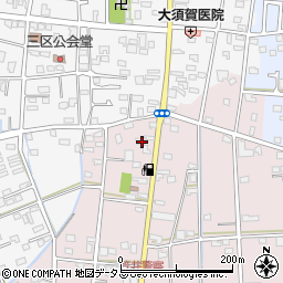 静岡県浜松市中央区恒武町431周辺の地図