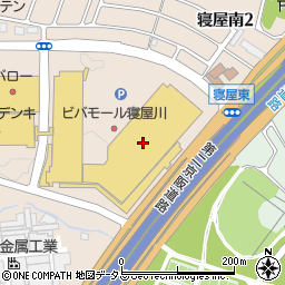 スーパービバホーム寝屋川店周辺の地図