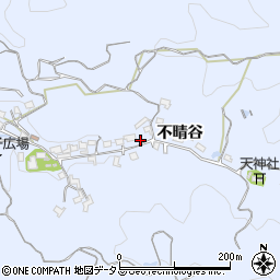 京都府木津川市山城町神童子不晴谷62周辺の地図