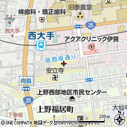 三重県伊賀市上野幸坂町3555周辺の地図
