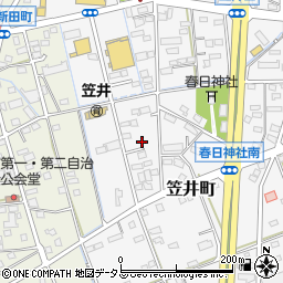 静岡県浜松市中央区笠井町1312周辺の地図