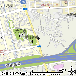 静岡県掛川市上張385-6周辺の地図