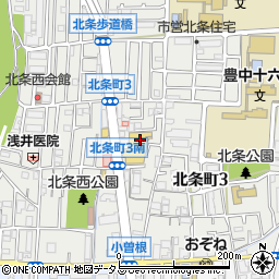 阪急オアシス小曽根店周辺の地図