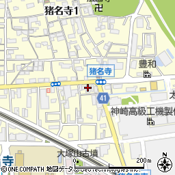産経新聞　御園・園田・塚口本町専売所周辺の地図