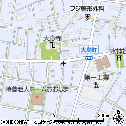 静岡県浜松市中央区大島町921周辺の地図