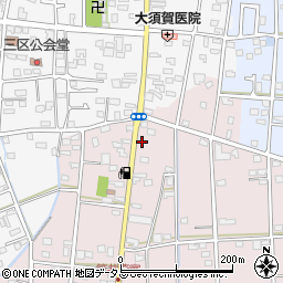 静岡県浜松市中央区恒武町518周辺の地図