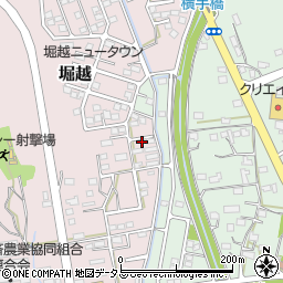 静岡県袋井市堀越1441周辺の地図