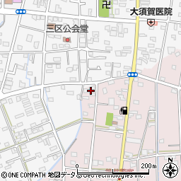 静岡県浜松市中央区恒武町405周辺の地図