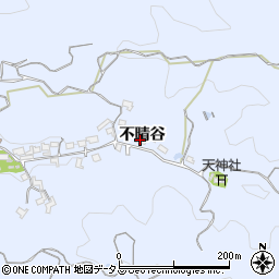 京都府木津川市山城町神童子不晴谷36周辺の地図