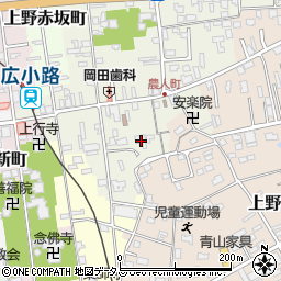 三重県伊賀市上野農人町452-1周辺の地図