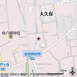 静岡県磐田市大久保527周辺の地図