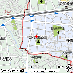 兵庫県伊丹市野間4丁目周辺の地図