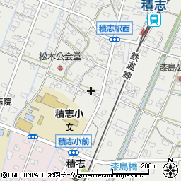 静岡県浜松市中央区積志町1517周辺の地図
