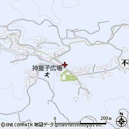 京都府木津川市山城町神童子不晴谷113周辺の地図