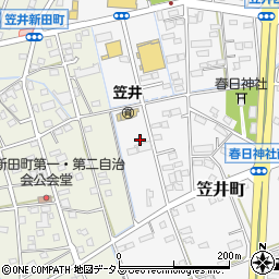 静岡県浜松市中央区笠井町1288周辺の地図