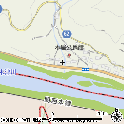 京都府相楽郡和束町木屋向垣外周辺の地図