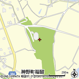 兵庫県加古川市神野町福留周辺の地図