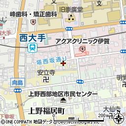 三重県伊賀市上野幸坂町3549周辺の地図