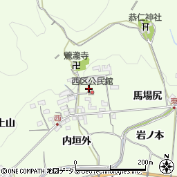 京都府木津川市加茂町西城垣外周辺の地図