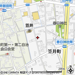 静岡県浜松市中央区笠井町1315周辺の地図