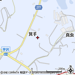 愛知県美浜町（知多郡）奥田（箕手）周辺の地図