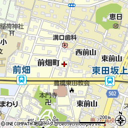 愛知県豊橋市前畑町49周辺の地図