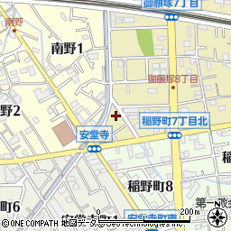 兵庫県伊丹市御願塚8丁目9周辺の地図