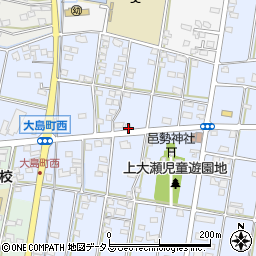 静岡県浜松市中央区大島町1336周辺の地図