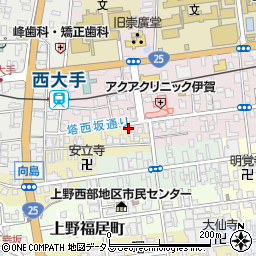 三重県伊賀市上野幸坂町3548-1周辺の地図