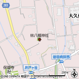 林八幡神社周辺の地図