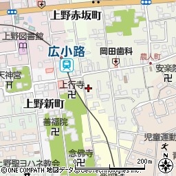 三重県伊賀市上野農人町429-9周辺の地図
