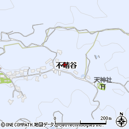 京都府木津川市山城町神童子不晴谷37周辺の地図